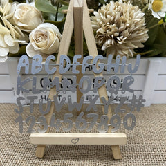 DIY Metal Embossing Scrapbooking Cutting Mold - Letter Number Mold
