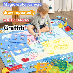 Reusable Magic Water Canvas Drawing Mat Portable Art Toy