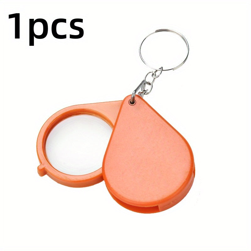 Portable Folding Magnifying Glass High Definition Magnification Pendant