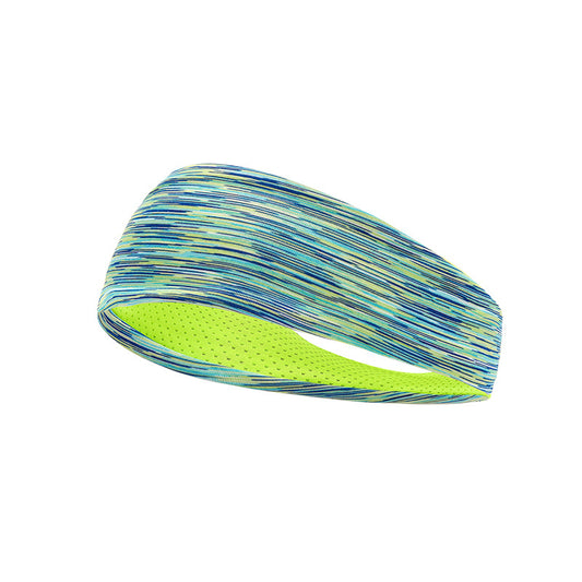 Green Workout Headband for Sports - Moisture Wicking