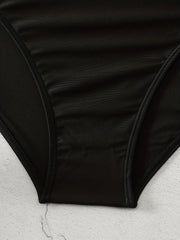 One Piece Swimsuit Women's Scoop Neck Bathing Suit