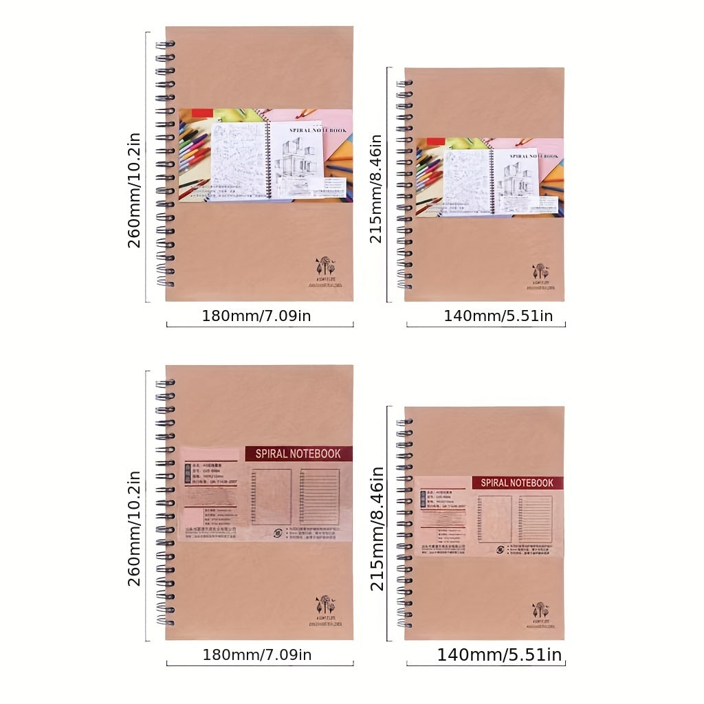 Soft Cover Spiral Coil Notebook A5 Sketchbook Memo Journal Planner B5