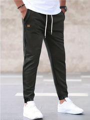 Solid Drawstring Sweatpants Loose Fit Casual Joggers For Spring Autumn