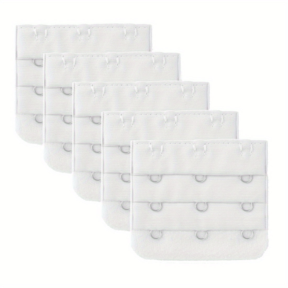 5pcs Adjustable Elastic Bra Extenders for Women's Lingerie