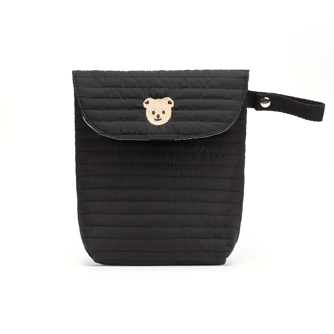 Large Capacity Oxford Cloth Diaper Bag Reusable Mommy Tote with Bear