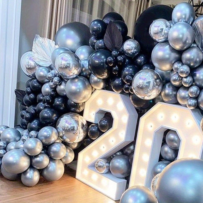 147pcs Halloween Christmas 4D Aluminum Foil Balloon Garland Arch Kit