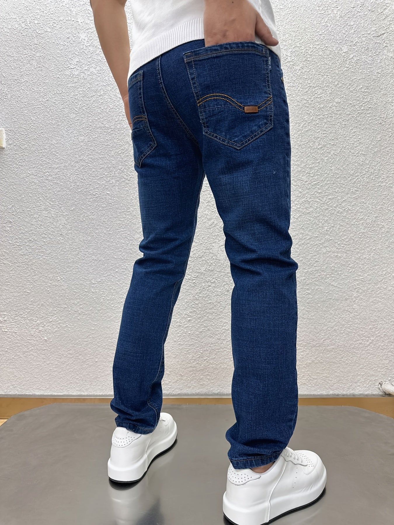 Men's Stretch Jeans Straight Fit