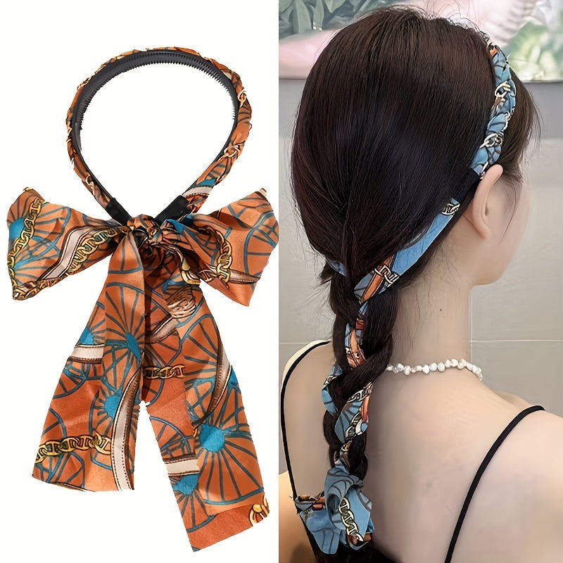 Girls Chain Streamer Hair Hoop Headwear Holiday Party Gift Kids Hair Accessories