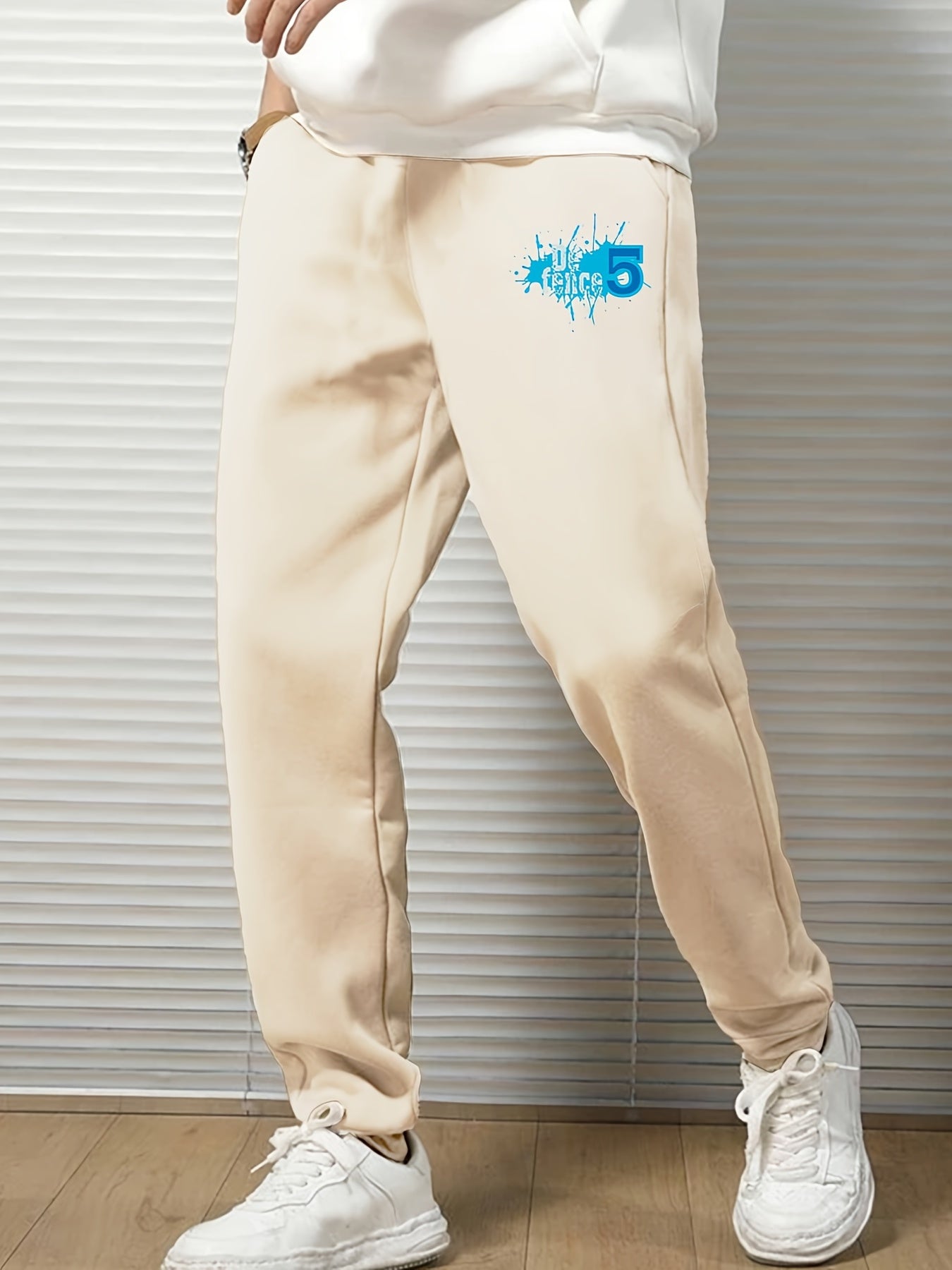 Men's Graphic Print Drawstring Sweatpants