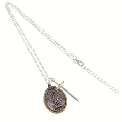 St. Michael Archangel Pendant Necklace Amulet Jewelry