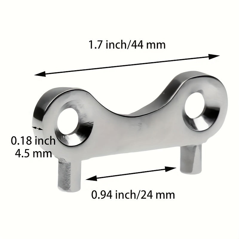 2pcs Boat Gas Cap Key 316 Stainless Steel Marine Boat Gas Replacement Key