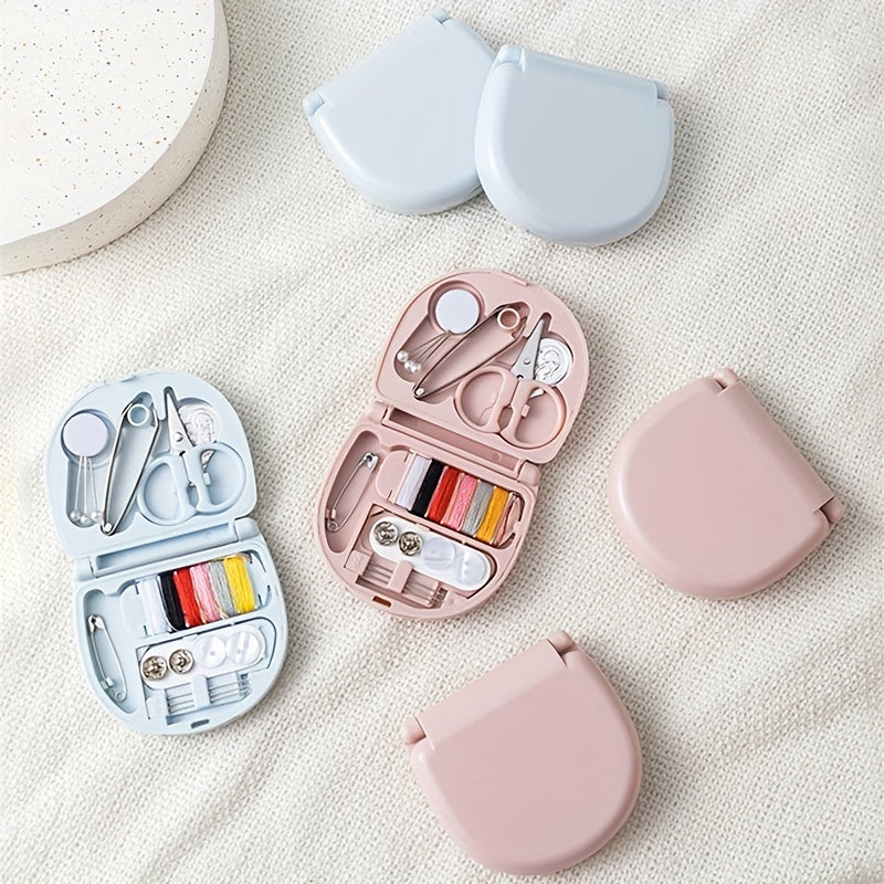 Mini Travel Sew Kit Portable Needle Threader Sewing Tools