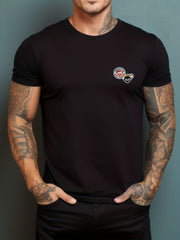 Men's Printed Stretch Tee Shirt for Summer