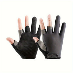 Unisex Fishing Gloves Breathable Anti Slip Wear Resistant
