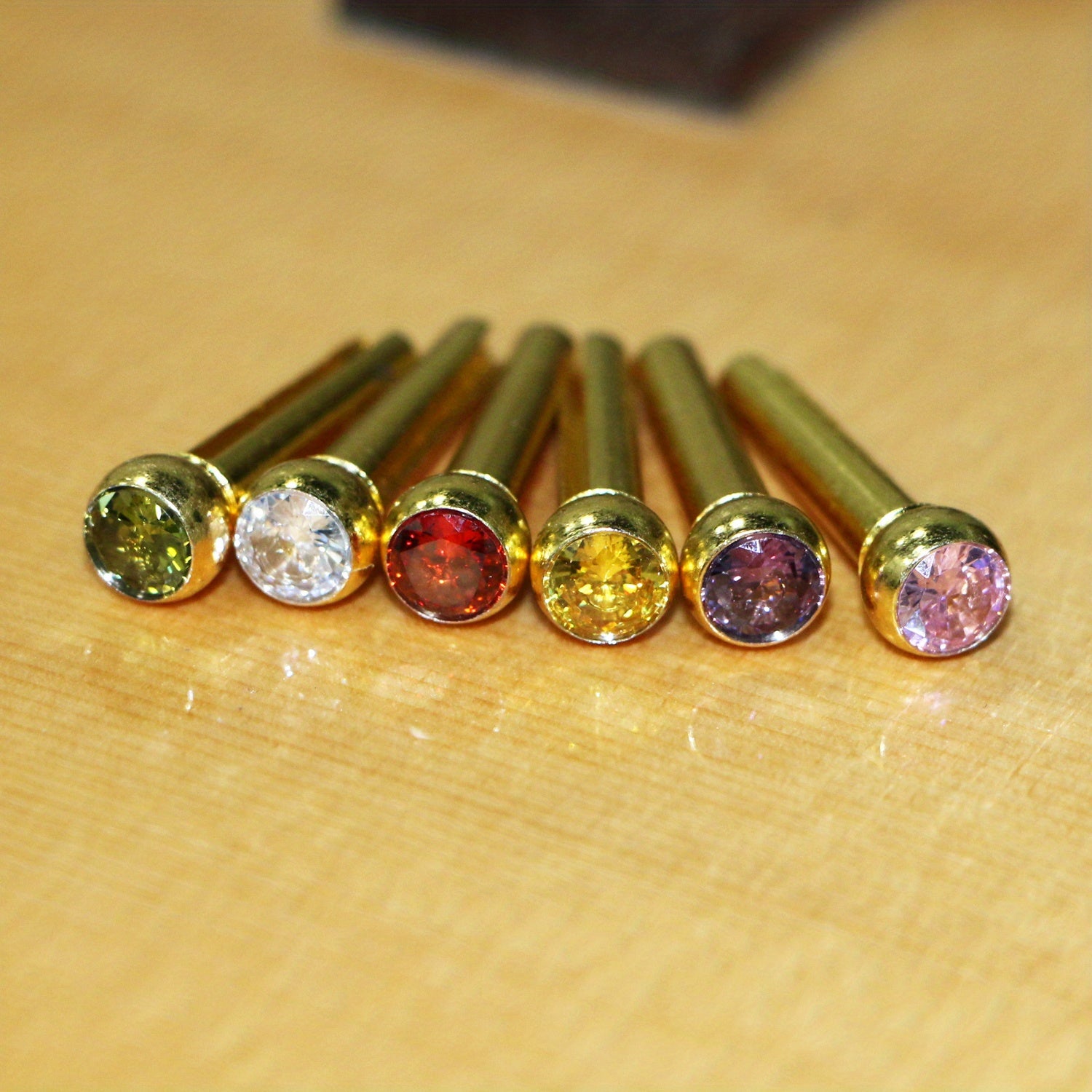 Crystal Inlaid Guitar String Nail Set for Enhanced Sound and Aesthetics