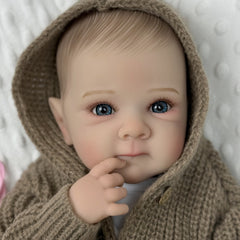19 Inch Reborn Baby Girl Doll Toy for Kids Birthday Gift