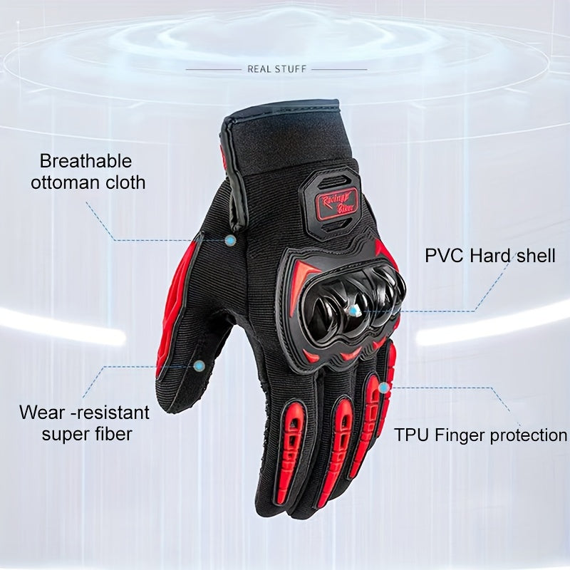Touch Screen Outdoor Skiing Motorcycle Gloves Non-slip Full Finger Gloves
