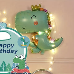 Dinosaur Cartoon Birthday Party Balloon Decor