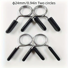 Barbell Clamps Spring Weight Clips Dumbbell Bar Clip