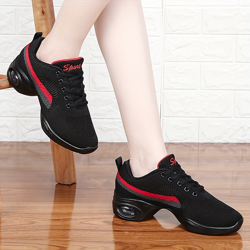 Soft Jazz Dance Shoes Women's Non-slip Comfortable Air Cushion Bottom
