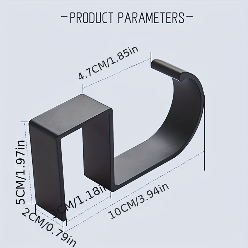 Portable Hook for Hanging Items on Desktops and Cabinets