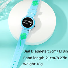 4-Leaf Clover Casual LED Wrist Watch Kids Accessories