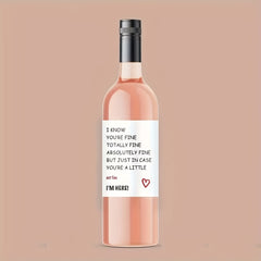 5pcs Funny Encouragement Wine Bottle Labels for Friends