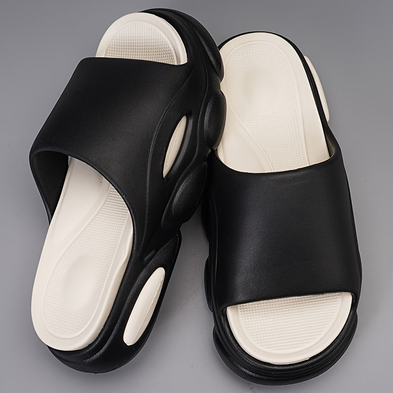 Men Cloud Slides Pillow Slippers Lightweight Open toe Shoes Indoor Outdoor