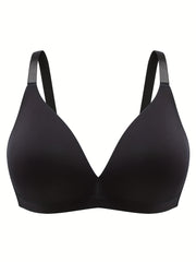 2 Pack Plus Size Seamless Wireless T-Shirt Bra Set