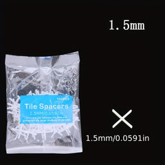 100pcs Wide Tile Spacers Tiles Leveler Spacers Replaceable Tile Levelers