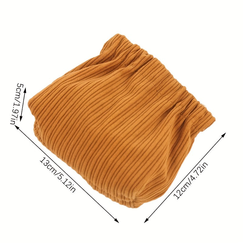 Corduroy Beauty Case Makeup Organizer Travel Toiletry Bag