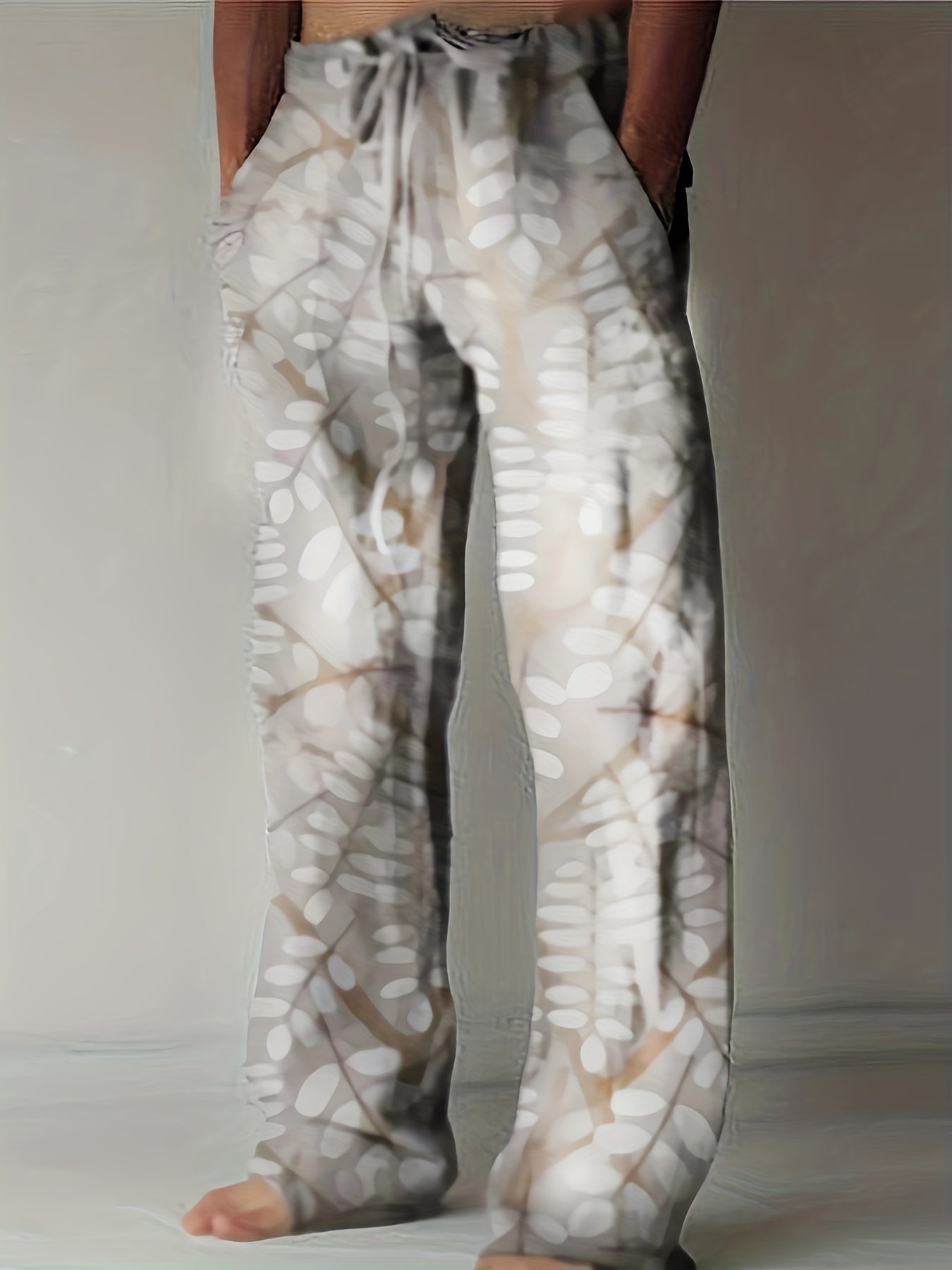 Men's Wide Leg Street Style Pants Spring Fall