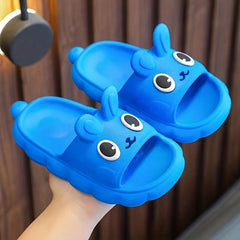 JIAGEYA Cartoon Slippers For Girls Non Slip Lightweight Open Toe Slippers