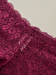 4 Pack Plus Size Romantic Lace Briefs Set