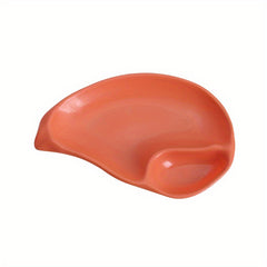 5pcs Acrylic Dumpling Plate With Saucer and Sauce Dish Set