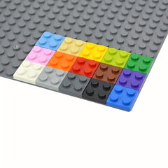 80pcs MOC Building Blocks Thin Bricks 2x2 Dots Classic Toy
