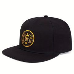 Unisex Breathable Baseball Cap With Dinosaur Stickers