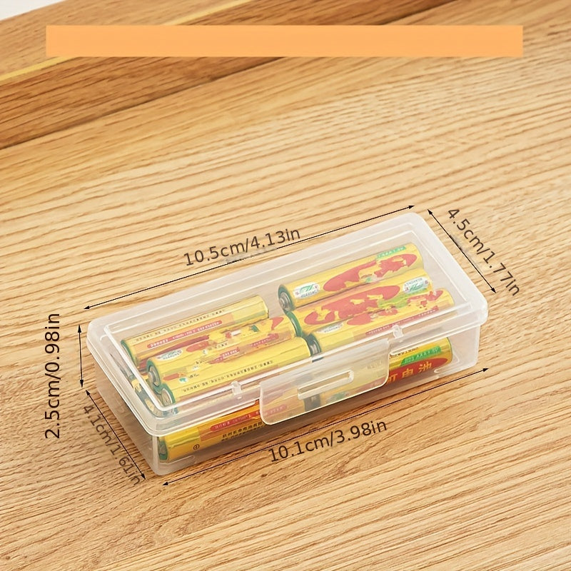 Mini Transparent Storage Box for Pills Earphones Jewelry