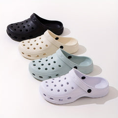 Unisex Lightweight Comfy Clogs Hollow Out Garden Shoes