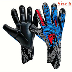 Latex Football Goalkeeper Gloves Thickened Breathable Anti-slip
