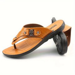 Men's Non Slip Thong Sandals Comfortable Indoor Outdoor Beach Flip Flops