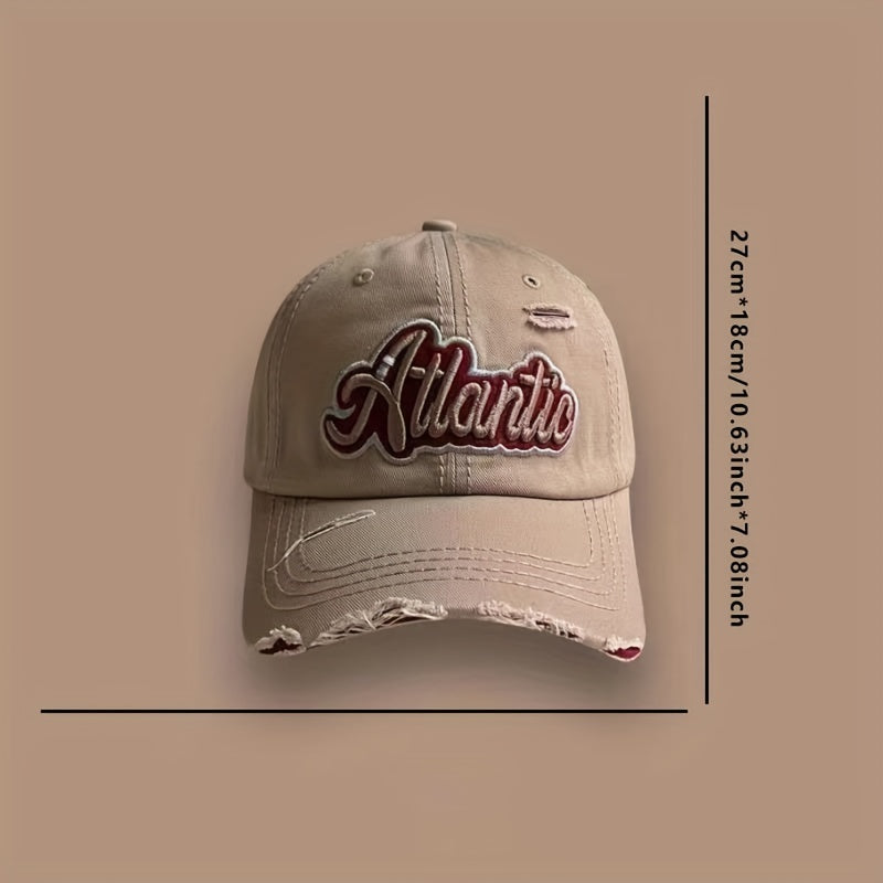 3D Embroidery Letters Baseball Cap Soft Top Hat