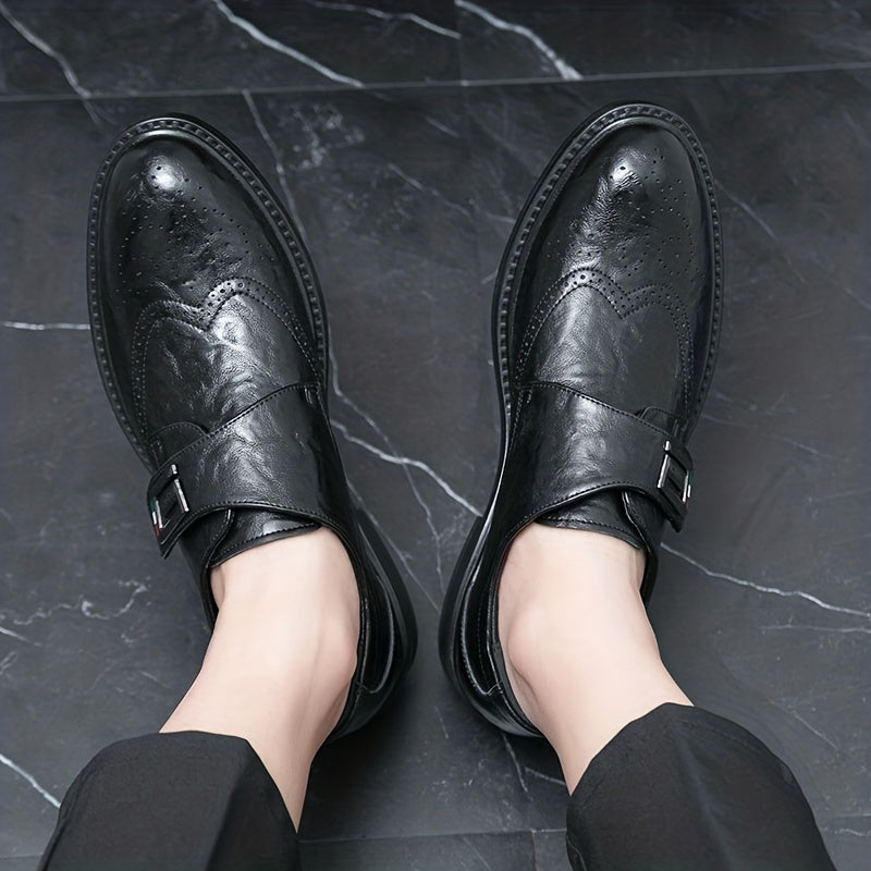 Men's Monk Loafer Shoes Non Slip Casual Shoes