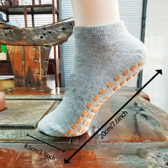 Men's Non Slip Yoga Grip Socks Thin Breathable 1 Pair