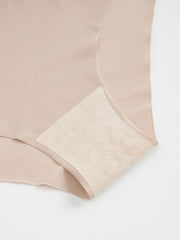 6pcs Seamless Solid Briefs Stretchy Intimates Panties Women's Lingerie
