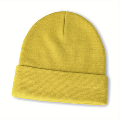 Knitted Hats Winter Beanie Men Women Soft Warm Unisex Cuffed Beanie