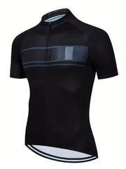Men's Solid Cycling Jersey Long Sleeve Active Shirt