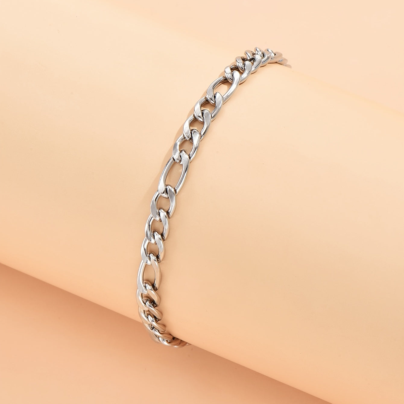 Men's Stainless Steel Silver Bracelet Jewelry Gift