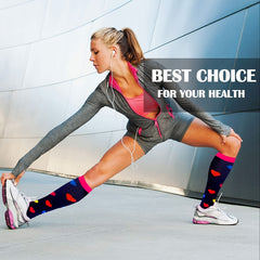 7pairs Compression Socks for Women & Men Outdoor Running Stockings