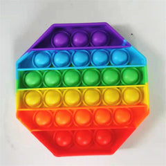 Pop Push Bubble Fidget Sensory Toy Stress Relief Anxiety Kids Adults